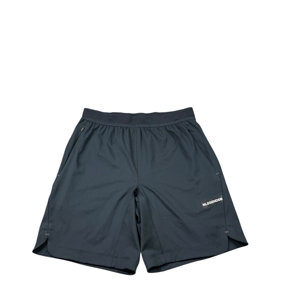 LEGENDS Black Performance Athletic Shorts Mens Size Small 7.5 Inseam Gym Running